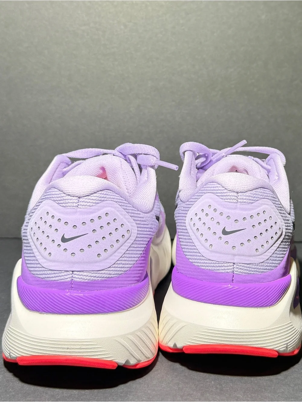 Nike Women’s Running Shoes — Lavender with Black Swoosh and Pink Accents